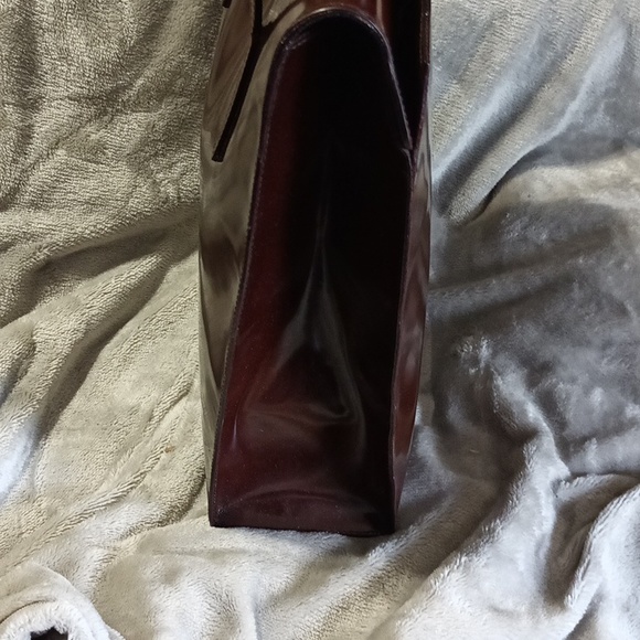 Furla Dark Brown shoulder Purse - Picture 11 of 14